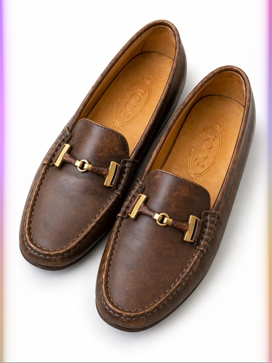 Tod's Shoes - Tod’s Brown Leather Horsebit Loafers Women’s EU 38 US 7.5 Made in Italy